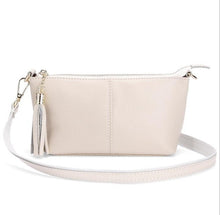 将图片加载到图库查看器,UPDATE - - - - - - 41 2020 Cow Leather Small Shoulder Tassel Bags For Women Crossbody Bags Designer Women Messenger Bags Clutch