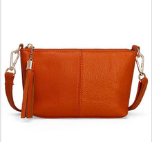 将图片加载到图库查看器,UPDATE - - - - - - 41 2020 Cow Leather Small Shoulder Tassel Bags For Women Crossbody Bags Designer Women Messenger Bags Clutch