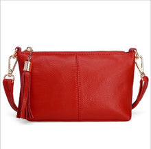 将图片加载到图库查看器,UPDATE - - - - - - 41 2020 Cow Leather Small Shoulder Tassel Bags For Women Crossbody Bags Designer Women Messenger Bags Clutch
