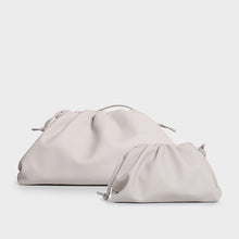 Cargar imagen en el visor de la galería, xyz3 - 2020 Famous Designer Cloudy Clutches Bag for Women Cow Genuine Leather Luxury Pleated Dumpling Bag High Qualit Handbag