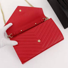 Cargar imagen en el visor de la galería, Luxury Handbags Clutch Bag For Women Classic Design Shoulder Bag Purses Top Quality Lady's Real leather Messenger Bags