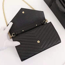 Cargar imagen en el visor de la galería, Luxury Handbags Clutch Bag For Women Classic Design Shoulder Bag Purses Top Quality Lady's Real leather Messenger Bags