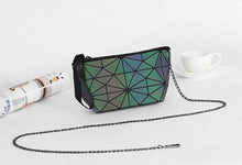 Cargar imagen en el visor de la galería, Maelove 2019 New women's Geometry bag Mini Cpin Purse Small make-up bag fashion Luminous bag Free Shipping