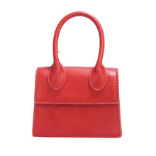 Cargar imagen en el visor de la galería, Mini Small Square Shoulder Bag Crocodile Pattern PU Leather Handbag Postmen Top Candy Color Handle Bags Ladies Fashion Purse
