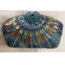 Cargar imagen en el visor de la galería, Test2 - New Women Crystal Prom Clutch Purse Female Prom Purse Bridal Shoulder Bag Womens Handbags Rhinestone Evening Bags High Quality