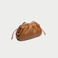 Cargar imagen en el visor de la galería, Nuleez cloud bag women knitting leather cow skin handbag clutch lady fashion wallet