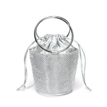 Cargar imagen en el visor de la galería, SEKUSA clutch evening bag luxury women bag shoulder handbags diamond bags lady wedding party pouch small bag satin totes bolsa f