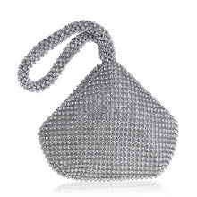 Cargar imagen en el visor de la galería, SEKUSA clutch evening bag luxury women bag shoulder handbags diamond bags lady wedding party pouch small bag satin totes bolsa f