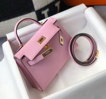 Cargar imagen en el visor de la galería, The highest quality ladies luxury fashion handbags quality classic 100% leather brand famous ladies hand-made handbags free ship