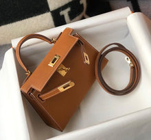 Cargar imagen en el visor de la galería, The highest quality ladies luxury fashion handbags quality classic 100% leather brand famous ladies hand-made handbags free ship