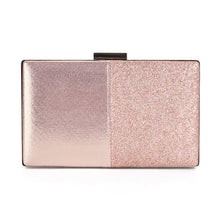 Cargar imagen en el visor de la galería, Update Women's Evening Clutch Bag Pink Clutch Purse and Handbag Patchwork Design Leather Women Bag Wedding Party Bag ZD1178