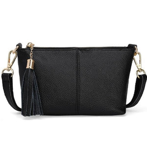 UPDATE - - - - - - 41 2020 Cow Leather Small Shoulder Tassel Bags For Women Crossbody Bags Designer Women Messenger Bags Clutch