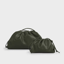 将图片加载到图库查看器，xyz3 - 2020 Famous Designer Cloudy Clutches Bag for Women Cow Genuine Leather Luxury Pleated Dumpling Bag High Qualit Handbag
