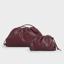 将图片加载到图库查看器，xyz3 - 2020 Famous Designer Cloudy Clutches Bag for Women Cow Genuine Leather Luxury Pleated Dumpling Bag High Qualit Handbag
