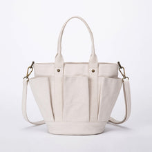 Cargar imagen en el visor de la galería, Canvas bag in bag simple storage bag inner bag finishing  bag clutch
