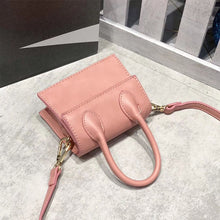 Cargar imagen en el visor de la galería, Mini Small Square Shoulder Bag Crocodile Pattern PU Leather Handbag Postmen Top Candy Color Handle Bags Ladies Fashion Purse
