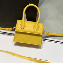 Cargar imagen en el visor de la galería, Mini Small Square Shoulder Bag Crocodile Pattern PU Leather Handbag Postmen Top Candy Color Handle Bags Ladies Fashion Purse
