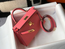 Cargar imagen en el visor de la galería, The highest quality ladies luxury fashion handbags quality classic 100% leather brand famous ladies hand-made handbags free ship
