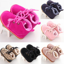 Carregar imagem no visualizador da galeria, Newborn Baby Winter Boots Infant Girls Boys Baby Snow Booties Toddler Fur Warm Boots arrival Style Little Kids Strappy Shoes
