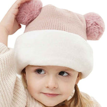 Cargar imagen en el visor de la galería, Autumn Winter Children Hats Pom Pom Ball Hat Kids Beanies Cap Girls Boys Warm Wool Hooded Hat Baby Scarves Toddler Caps
