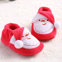 Cargar imagen en el visor de la galería, 2020 New Christmas Baby Shoes Baby Boys Girls Winter Warm Santa Claus First Walkers Cute Xmas Baby Boots DS9
