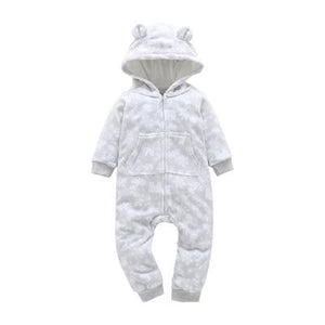 2020 Spring And Autumn newborn baby boys girls warm clothing long sleeved mother children romper cotton kids  Garments