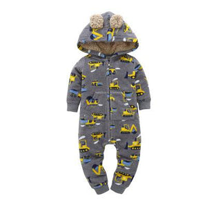 2020 Spring And Autumn newborn baby boys girls warm clothing long sleeved mother children romper cotton kids  Garments