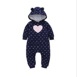 2020 Spring And Autumn newborn baby boys girls warm clothing long sleeved mother children romper cotton kids  Garments