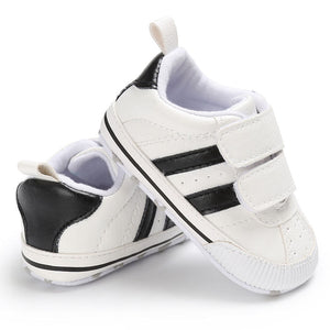 Infant Toddler Soft Sole Hook Loop Prewalker Sneakers Baby Boy Girl Crib Shoes Newborn to 18 Months