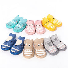 Carregar imagem no visualizador da galeria, Infant Baby Socks With Rubber Soles Newborn Baby Girls Boys Shoes Autumn Baby Floor Socks Anti Slip Soft Sole Sock
