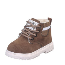 Cargar imagen en el visor de la galería, Children Casual Shoes Autumn Winter Martin Boots Boys Shoes Fashion Leather Soft Antislip Girls Boots 21-30 Sport Running Shoes
