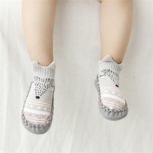 Infant Baby Socks With Rubber Soles Newborn Baby Girls Boys Shoes Autumn Baby Floor Socks Anti Slip Soft Sole Sock