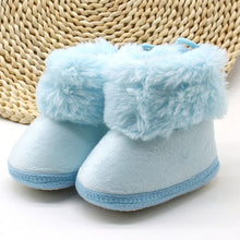 Carregar imagem no visualizador da galeria, Winter Sweet Newborn Baby Girls Princess Winter Boots First Walkers Soft Soled Infant Toddler Kids Girl Footwear Shoes
