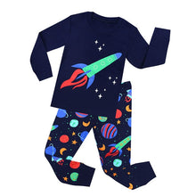 Cargar imagen en el visor de la galería, Children Clothing Set Boys Cartoon Sleepwear Kids Super Hero Pajamas Baby Long Sleeve Pijama Girls Unicorn Homewear
