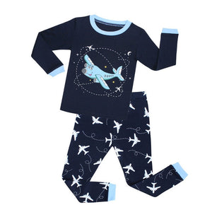 Children Clothing Set Boys Cartoon Sleepwear Kids Super Hero Pajamas Baby Long Sleeve Pijama Girls Unicorn Homewear