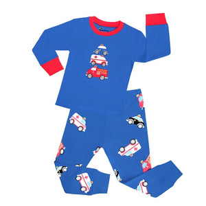 Children Clothing Set Boys Cartoon Sleepwear Kids Super Hero Pajamas Baby Long Sleeve Pijama Girls Unicorn Homewear