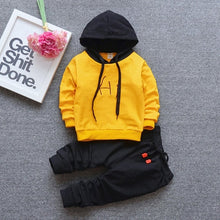 Cargar imagen en el visor de la galería, Fall baby boys girls clothing set T-shirt tops pant tracksuits for newborn baby boy girls outfits Pullover overalls clothes sets
