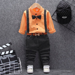 Fall baby boys girls clothing set T-shirt tops pant tracksuits for newborn baby boy girls outfits Pullover overalls clothes sets