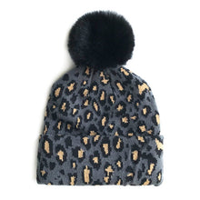 Carregar imagem no visualizador da galeria, Matching Family Outfits Leopard Children Hats Mother Kids Hats Winter Kids Caps Warm Photography Props Girls Hats Boys Clothing
