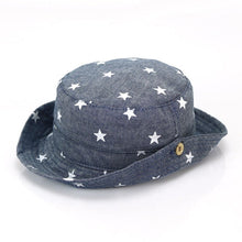 Carregar imagem no visualizador da galeria, Soft Cotton Summer Baby Sun Hat Infant Boys Girls Bucket Hat Denim Cotton Toddler Kids Tractor Cap
