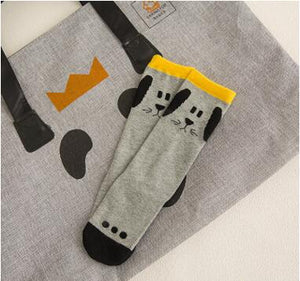 Baby Girls sock knee high Fox Cotton Cute Little Character Knee Socks Kid Clothing unisex Toddler Boot Socks Cartoon