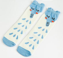 将图片加载到图库查看器，Baby Girls sock knee high Fox Cotton Cute Little Character Knee Socks Kid Clothing unisex Toddler Boot Socks Cartoon
