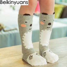 将图片加载到图库查看器，Baby Girls sock knee high Fox Cotton Cute Little Character Knee Socks Kid Clothing unisex Toddler Boot Socks Cartoon
