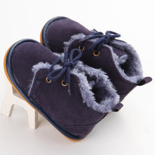 Carregar imagem no visualizador da galeria, Newborn Baby Winter Boots Infant Girls Boys Baby Snow Booties Toddler Fur Warm Boots arrival Style Little Kids Strappy Shoes
