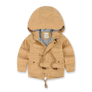 Children Winter Fleece Outdoor Jackets for Boys Hooded Warm Kids Boy Outerwear Windbreaker Autumn Casual Baby Boy Coats Clothing