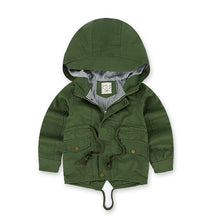 Cargar imagen en el visor de la galería, Children Winter Fleece Outdoor Jackets for Boys Hooded Warm Kids Boy Outerwear Windbreaker Autumn Casual Baby Boy Coats Clothing
