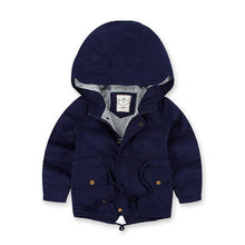 Cargar imagen en el visor de la galería, Children Winter Fleece Outdoor Jackets for Boys Hooded Warm Kids Boy Outerwear Windbreaker Autumn Casual Baby Boy Coats Clothing
