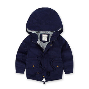 Children Winter Fleece Outdoor Jackets for Boys Hooded Warm Kids Boy Outerwear Windbreaker Autumn Casual Baby Boy Coats Clothing