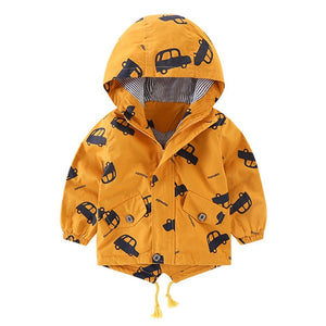 Children Winter Fleece Outdoor Jackets for Boys Hooded Warm Kids Boy Outerwear Windbreaker Autumn Casual Baby Boy Coats Clothing