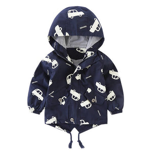 Children Winter Fleece Outdoor Jackets for Boys Hooded Warm Kids Boy Outerwear Windbreaker Autumn Casual Baby Boy Coats Clothing